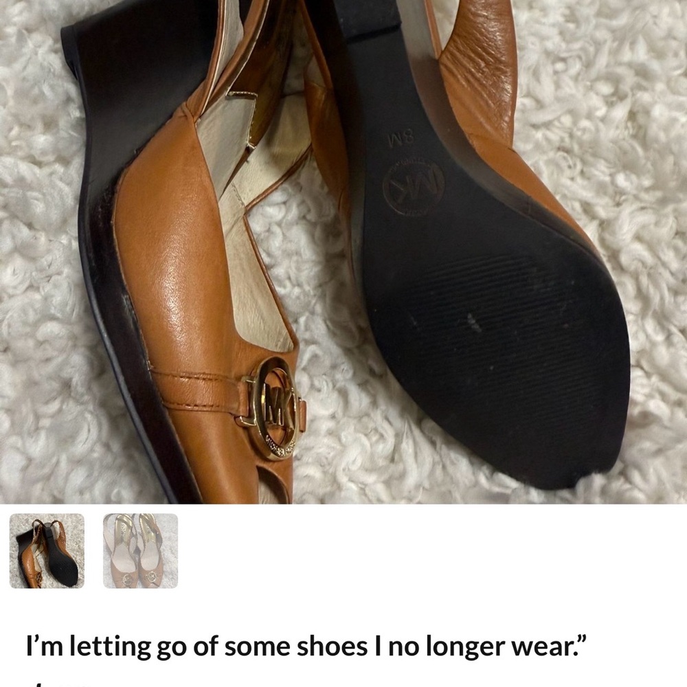 MICHAEL Michael Kors Tan Leather Loafers
